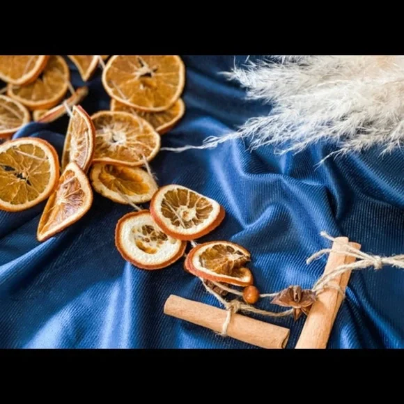 Rustic Orange Garland Cottage Chic (abt 6 ft) - Picture 4 of 6